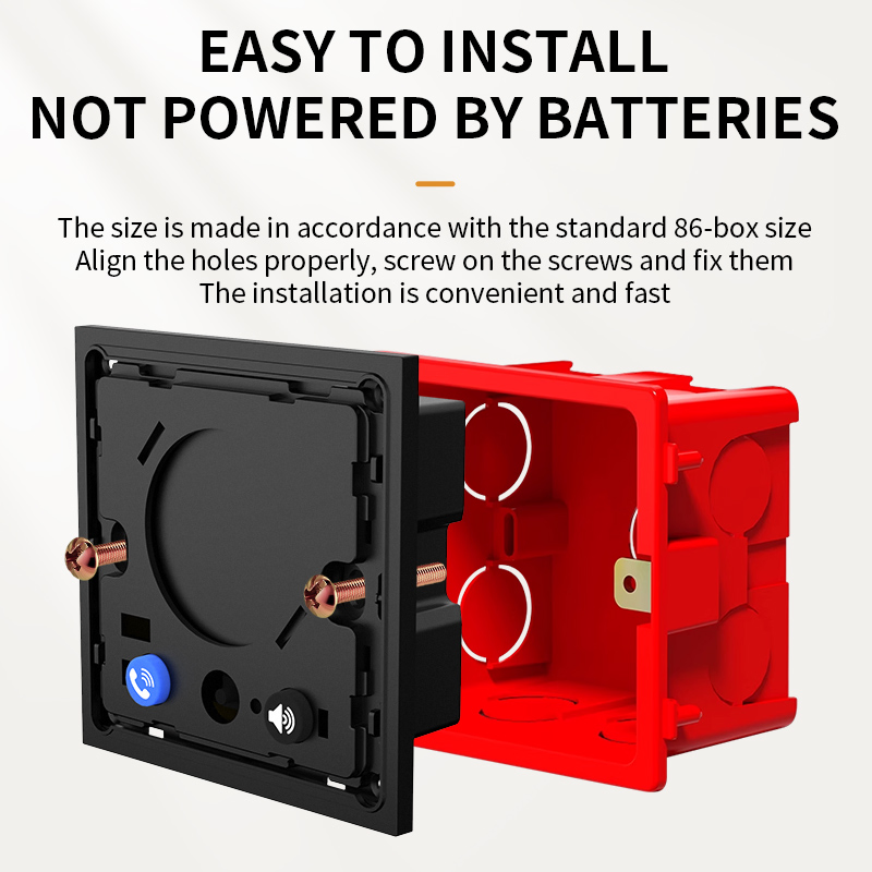 Small Switch Size Emergency One Touch Service Smart Telephone for Hotel Room