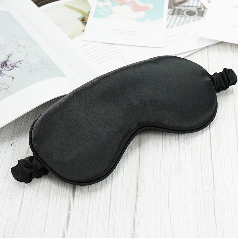 Sleep Eyeshade Pure-Colour with Loose Band Silk Eye Patch