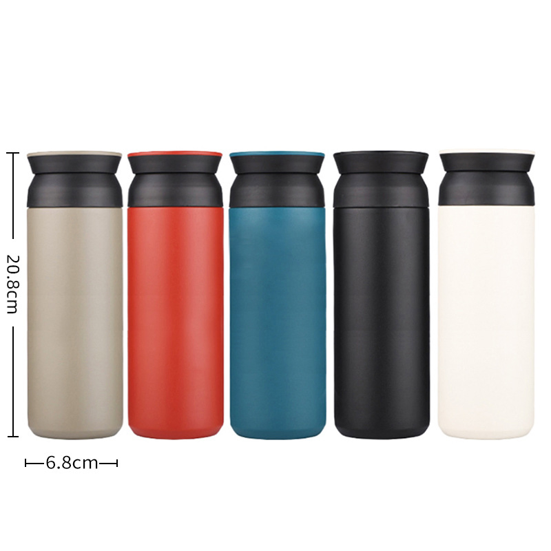Japanese High-End Powder-Coated 304 Stainless Steel Portable Travel Insulated Water Cup