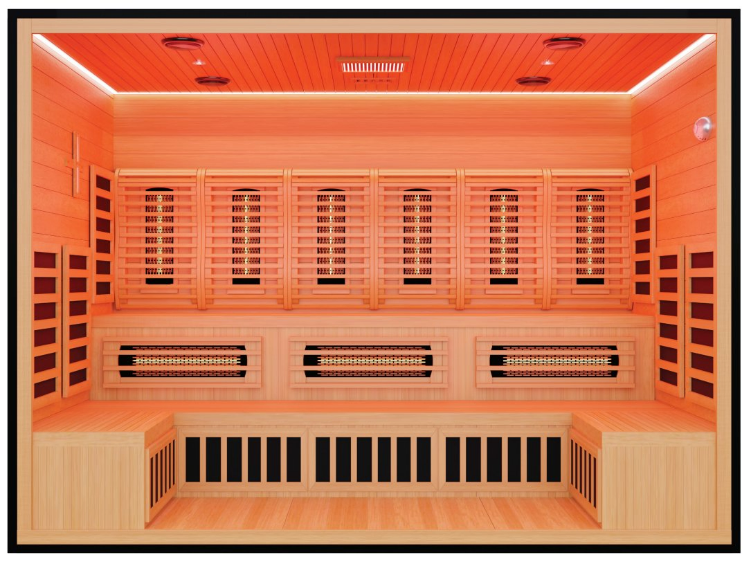 Инфракрасная сауна премиум-класса на 12 человек
