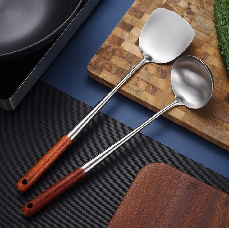 Stainless Steel Kitchen Utensils Cooking Tools/Soup Ladle Slotted Ladle Soup Spoon Kitchen Appliances Kitchenware
