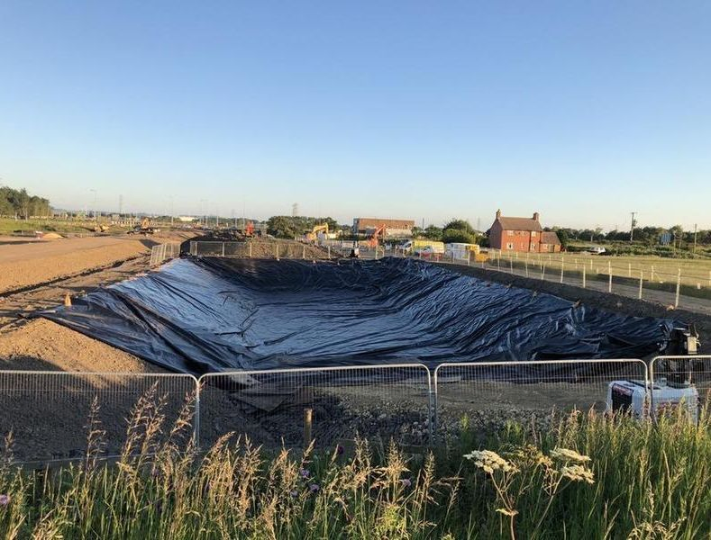 HDPE Black Plastic Geomembrane Liner for Landfill Reinforced Film Swimming Vinyl Pool Liner