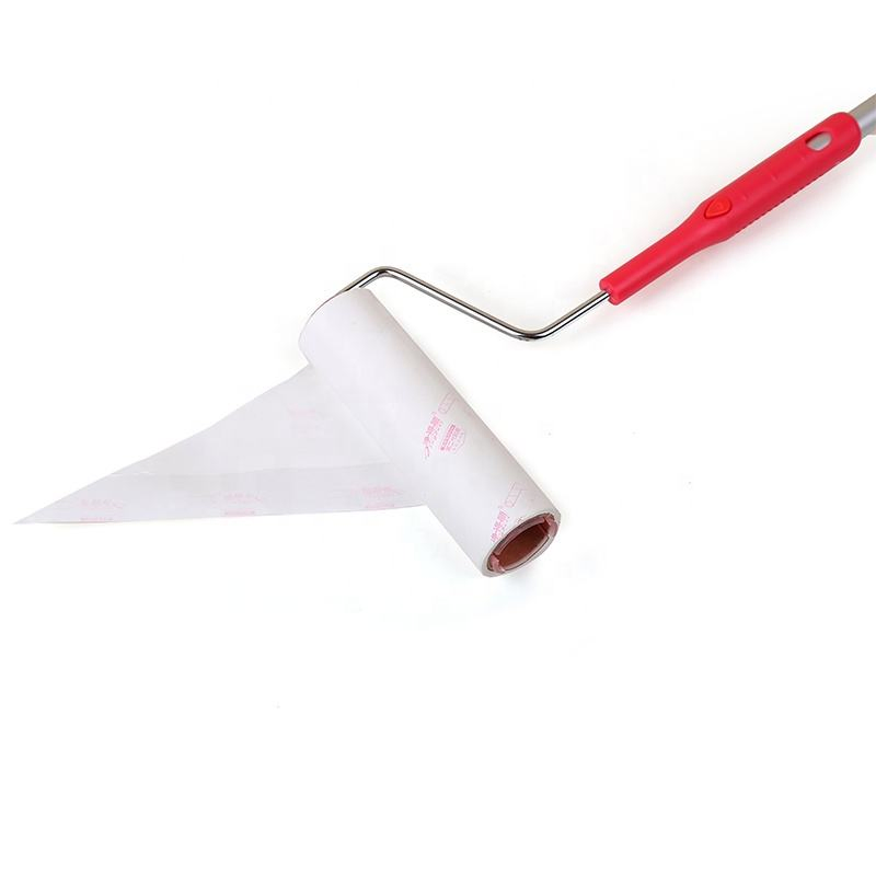 Large Retractable Long Arm Cleaning Dust Carpet Floor Sticky Mop Lint Roller