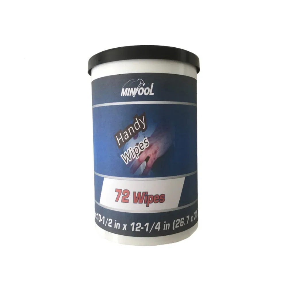 Custom Cleaning Hand Wet Wipes Barrel Heavy Duty Nonwoven Industrial Big Wipes in Bucket Heavy Duty