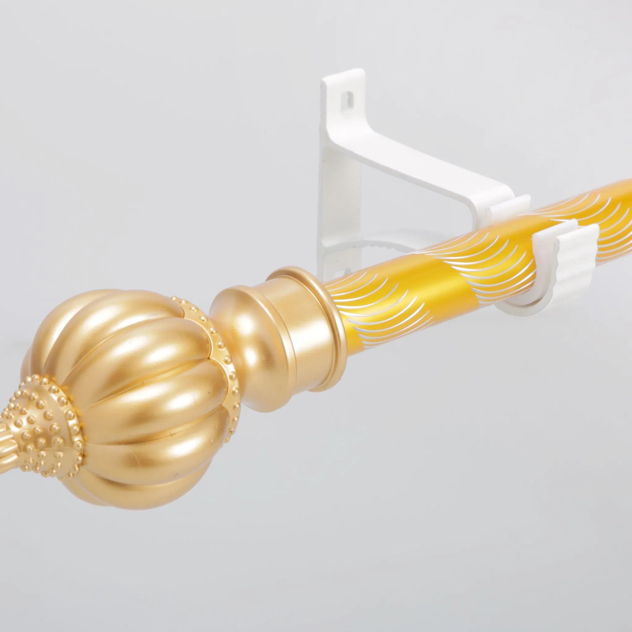 Customized Home Decoration Double Single Curtain Pole Adjustable Curtain Rod Set Curtain Poles Accessories