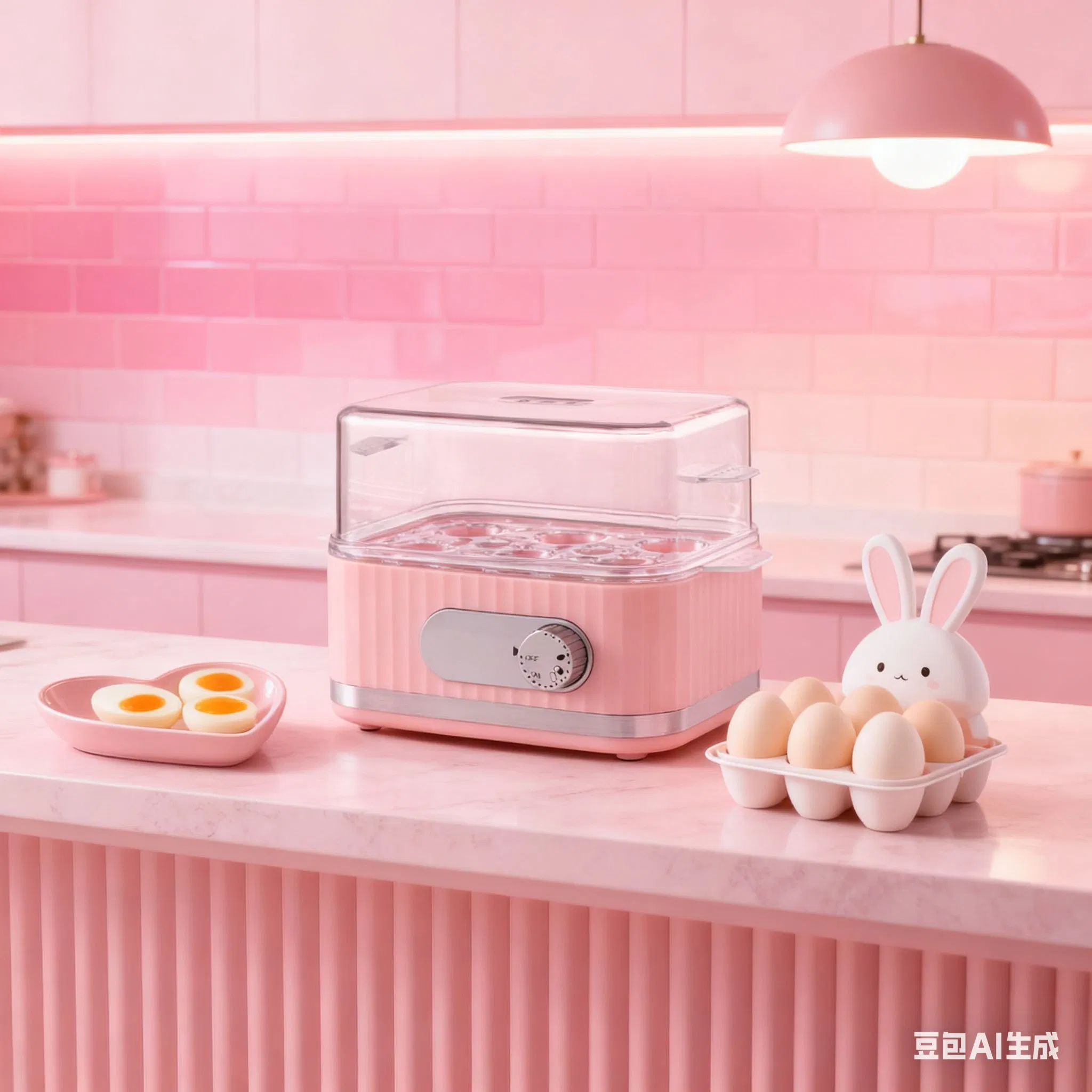 Electric Egg Boiler with Timer 6-Egg Capacity 400W Power