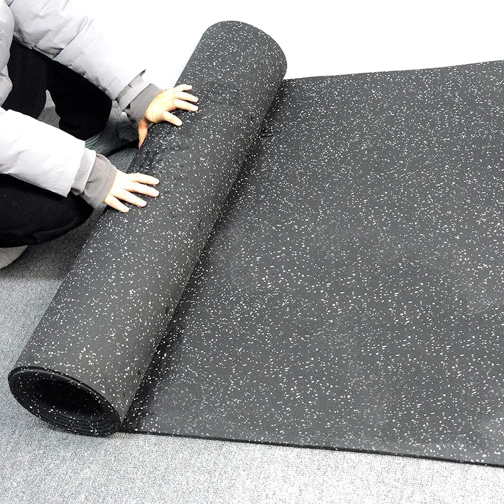 Wholesale Fitness Rubber Carpet Flooring Mat Rolls for Gym Equipment