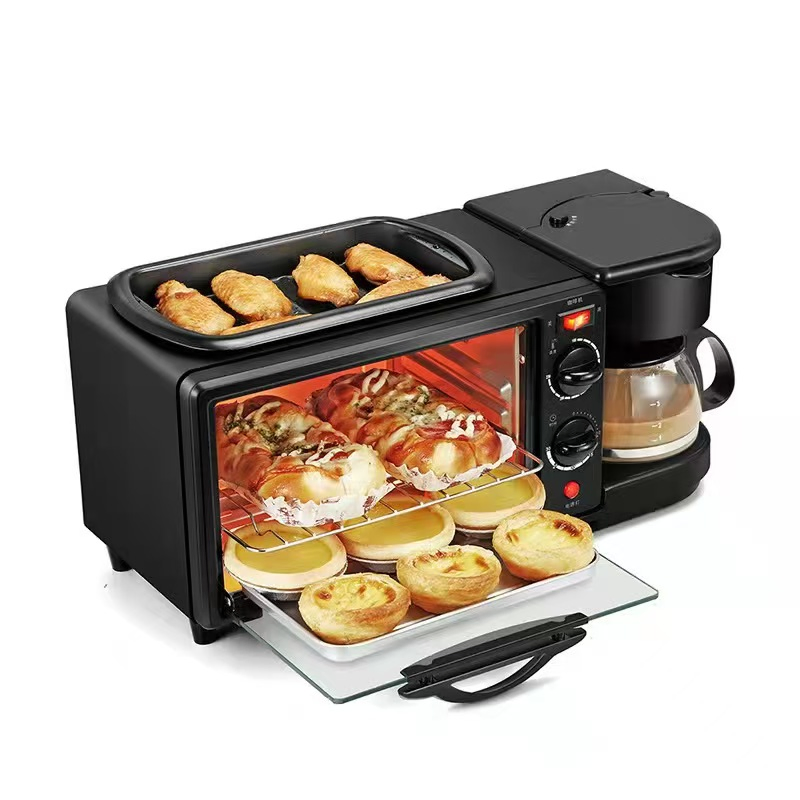 Electric Cooker Kitchen Appliance Coffee Machine 3 in 1 Breakfast Maker