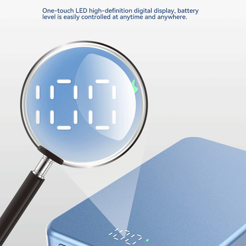 C10 Portable 15W Magnetic Wireless Charger 5000mAh Aluminum Alloy Power Bank