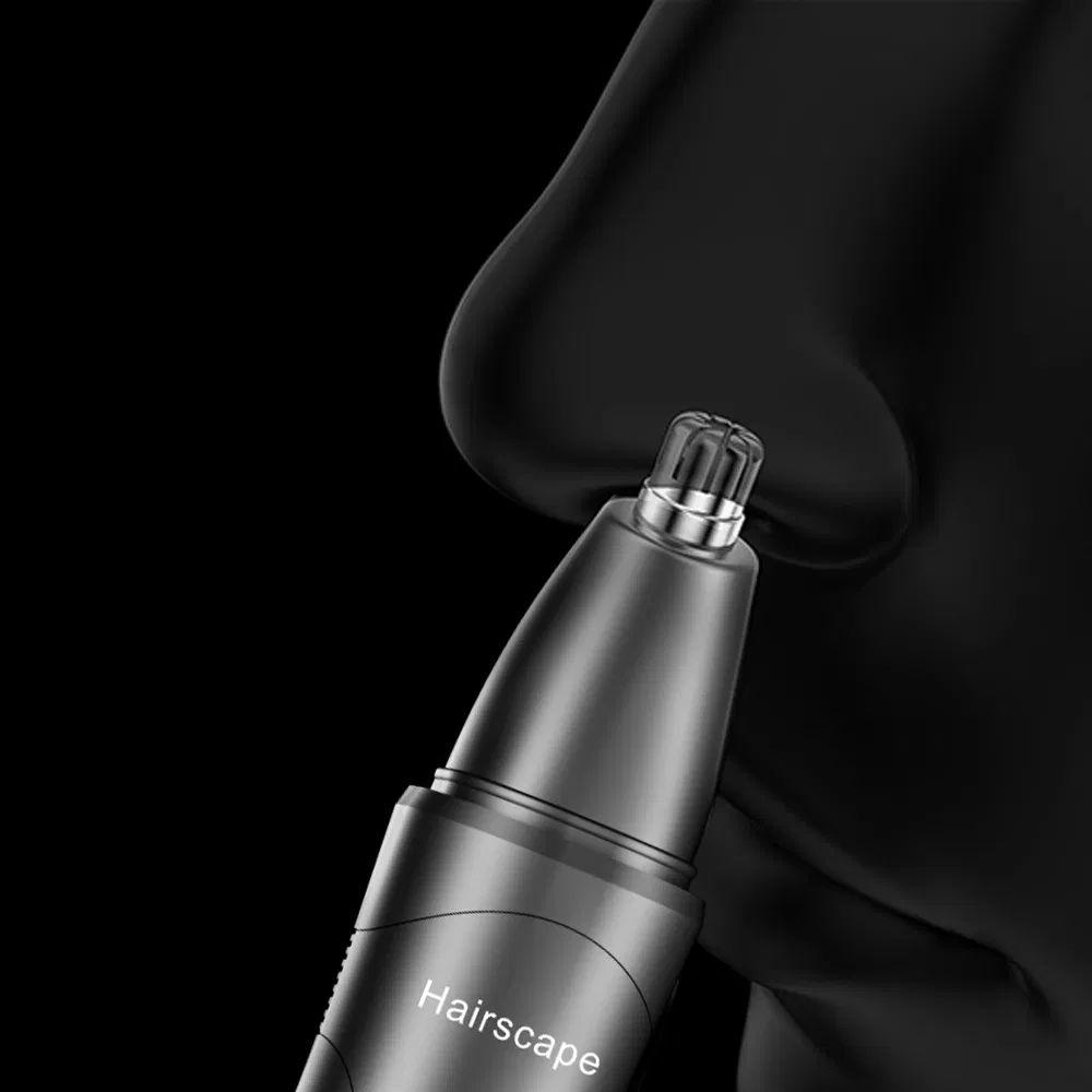 Mini Electric Nose Hair Trimmer Nasal Hair Scissors Nostril Shaver