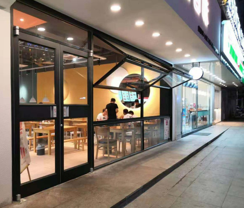 Accordion Sliding Glass Windows Collapsible Window Glass Panel Bifold Windows