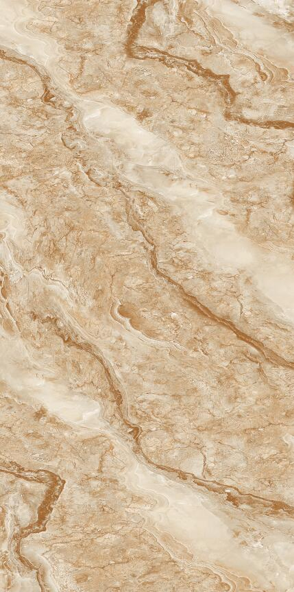 China Manufacturer Full Polished Glazed Floor Wall Tiles High Glossy Surface with Golden Sand Golden Line Silver Sand Silver Line