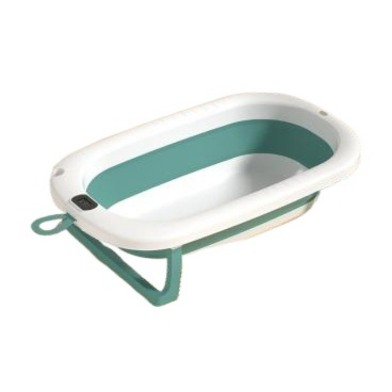 Smart Temperature Sensing Bath Tub Sturdy Pressure-Resistant High-Quality Foldable Eco-Friendly Baby Bathtub