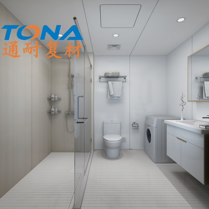 Hubei Tongnai Quick-Install Sanitary Ware - SMC Modular Assembly Bathroom