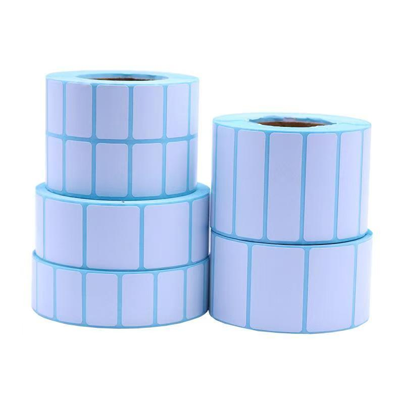 White Self-Adhesive Label Sticker Paper for Supermarket (customizable in size)