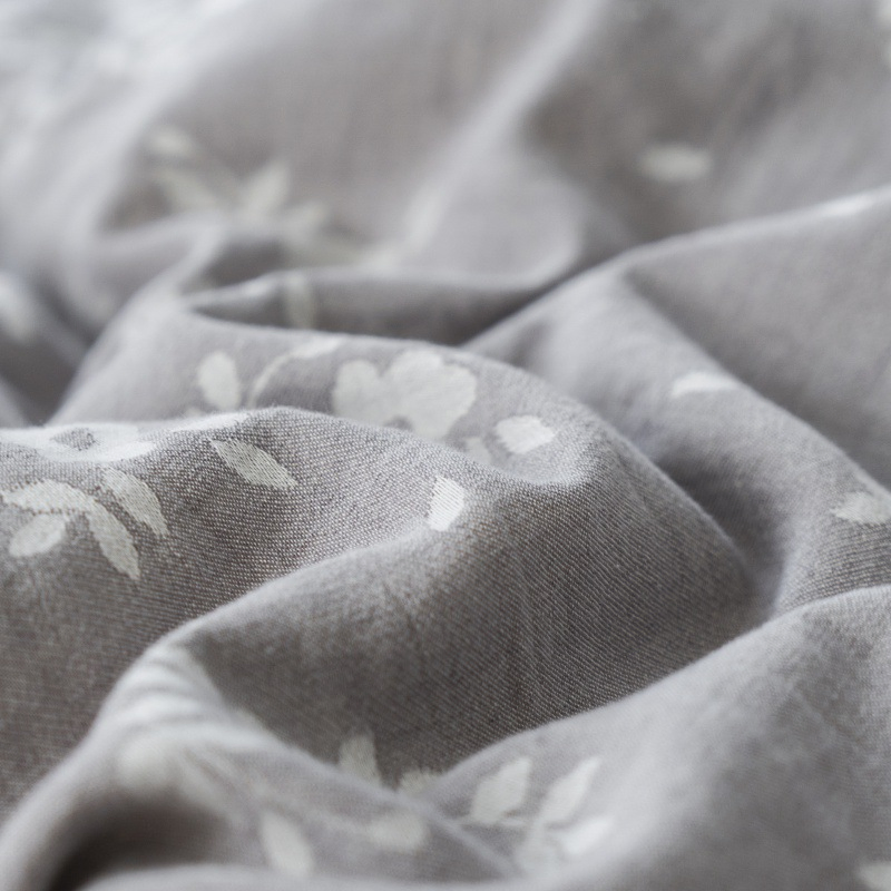 80% Cotton 20 % Linen Bedding Bedsheets and Pillow Cases Set 4 Bed Sheet