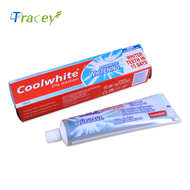 Bonjourney Fluorine Whitening Toothpaste with Cavity Protection Enhances Tooth Coolness Peppermint Flavor Refreshing Breath