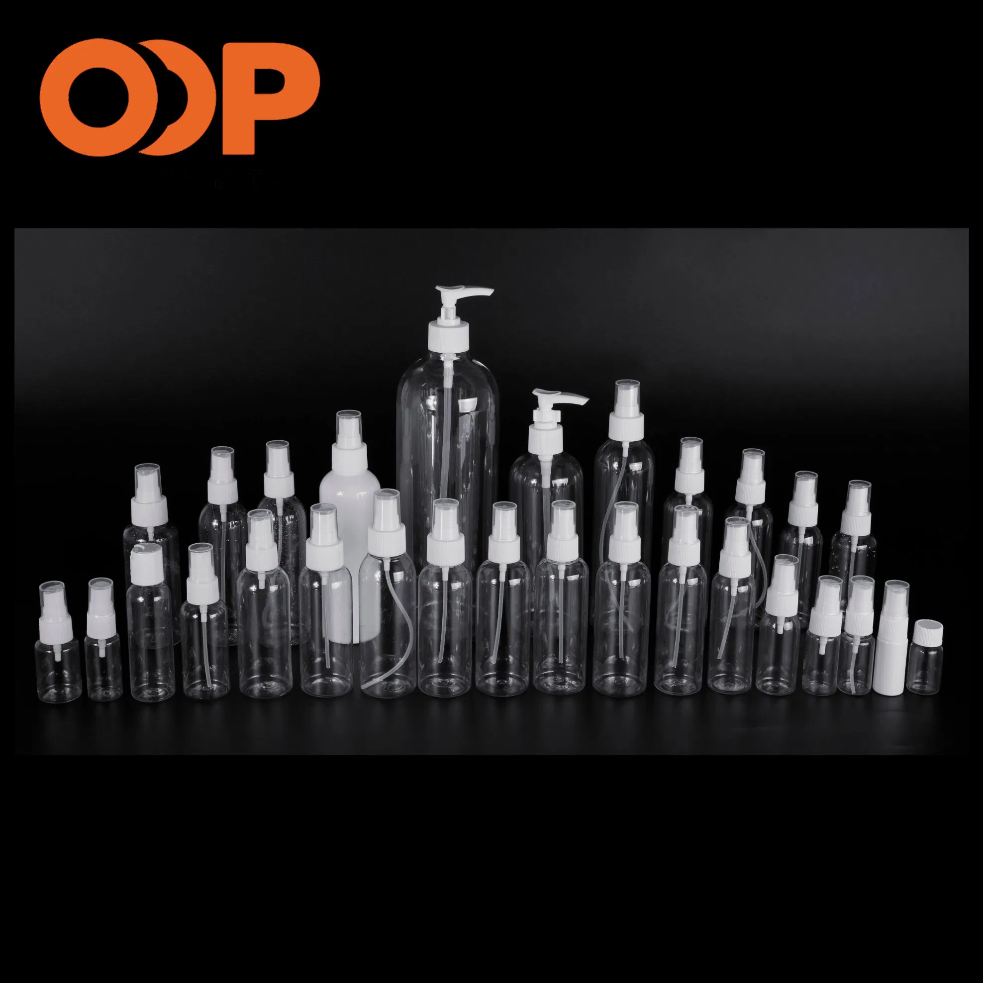 100 Skin Care Baby Talcum Plastic Clear Pump Spray Bottle