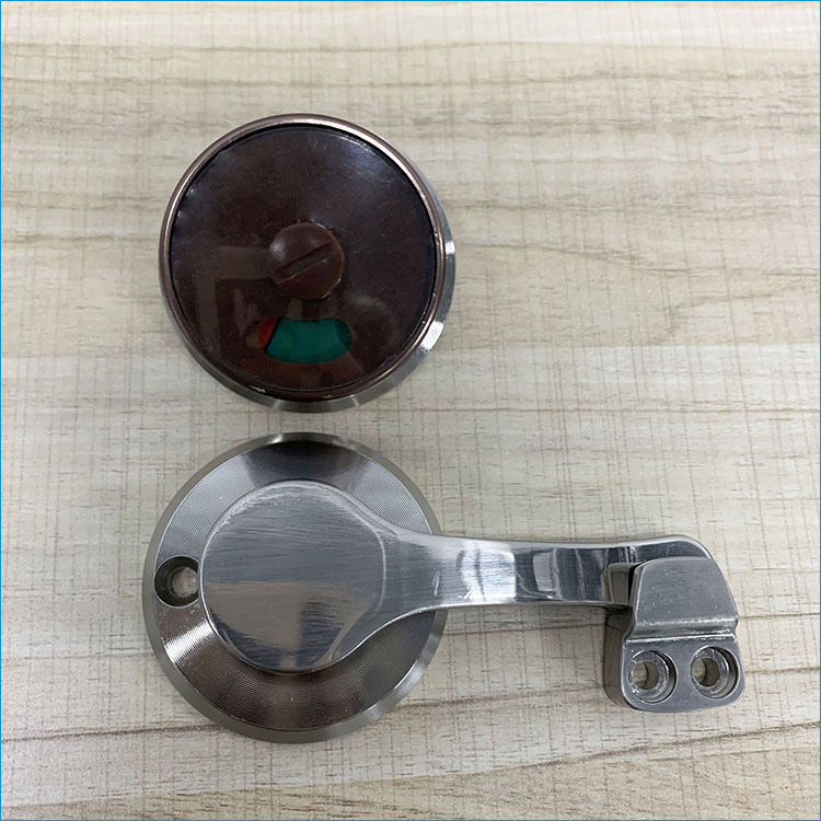 Kc-053 Zinc Toilet Cubicle Partition Bathroom Hardware Accessories Fittings Indication Door Lock