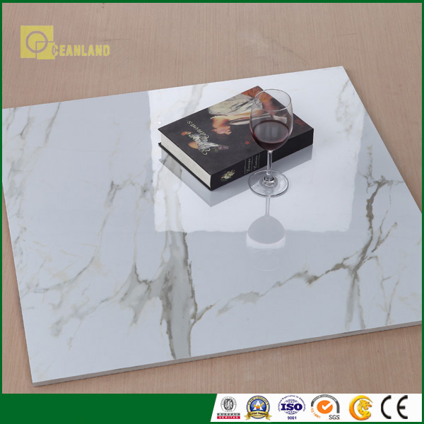 Белая глянцевая керамогранитная плитка для пола 600x600 мм