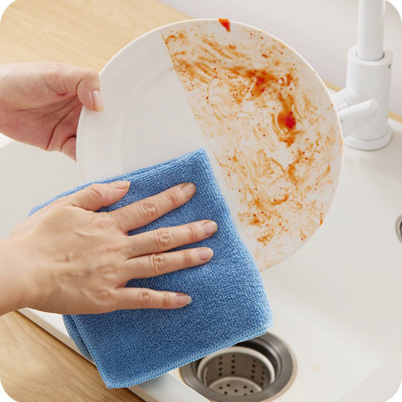 Household Superfine Fiber Absorbent Towel, Kitchen-Specific Dishcloth