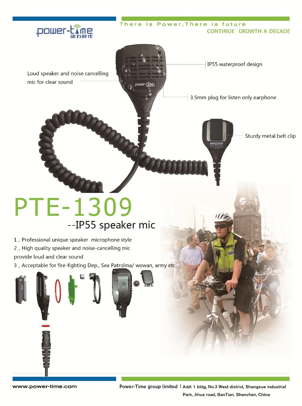 CB FM Radio Two Way Radio Handset Speaker Microphone for Ham Radio