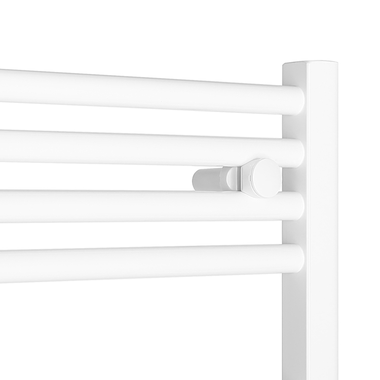 White Basic Designer Electric Heated Bathroom Radiator Towel Warmer Towel Rail