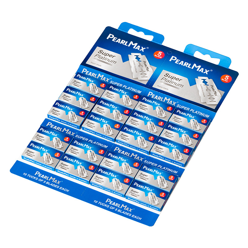 Pearlmax Best Quality Stainless Steel Razor Blade Wholesale Razor Blades Hoja De Afeitar De Doble Filo