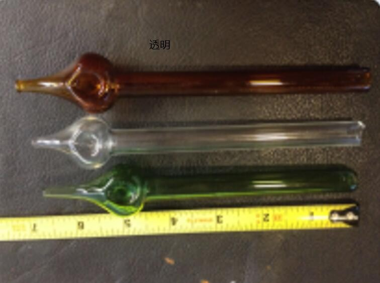 Wholesale Smoking Pipe Sharp-Nosed Spoon Transparent