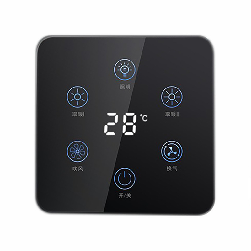 Сенсорный выключатель Smart Home WiFi с закалённым стеклом