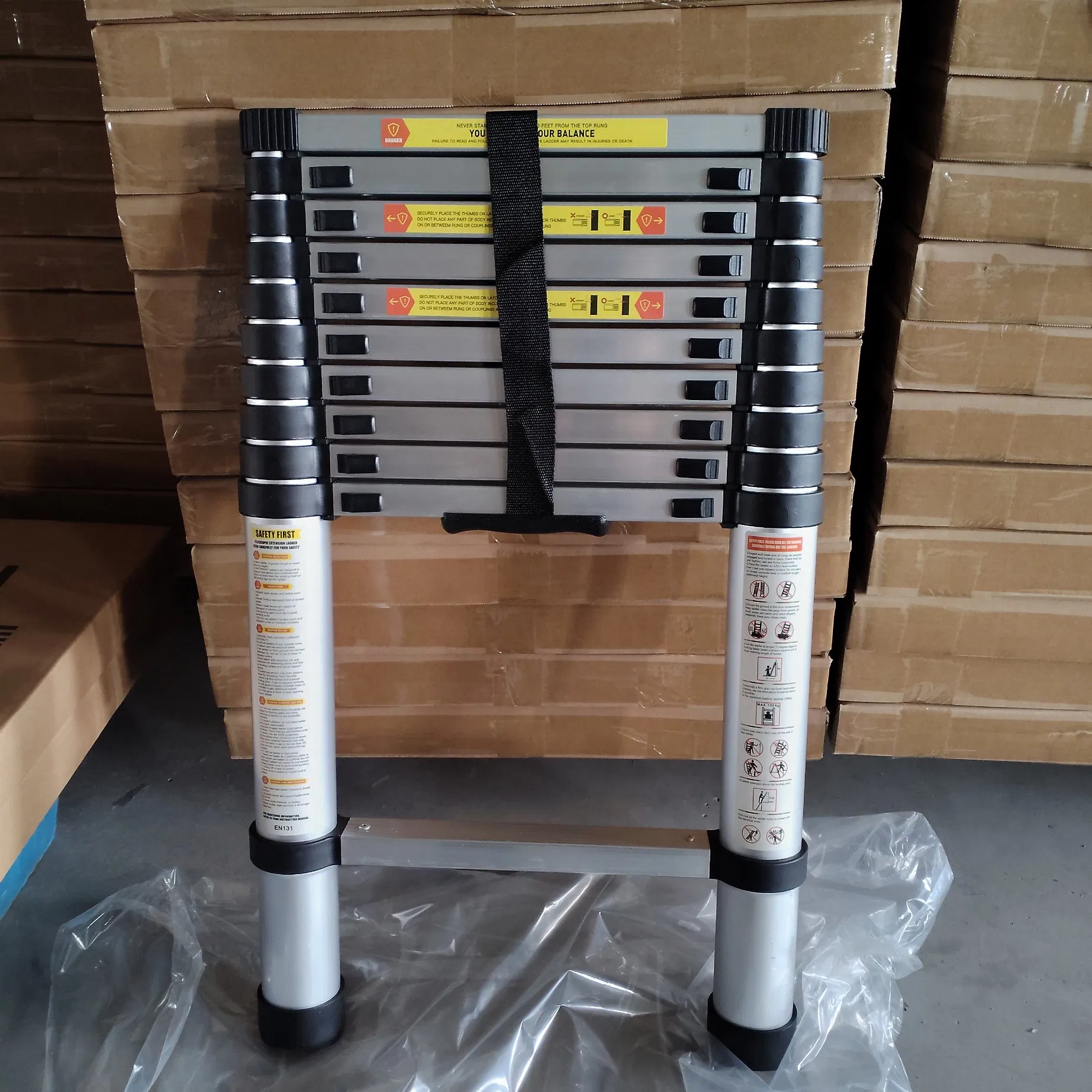 Aluminum Multi-Function Foldable Telescopic Ladder 2.9meter