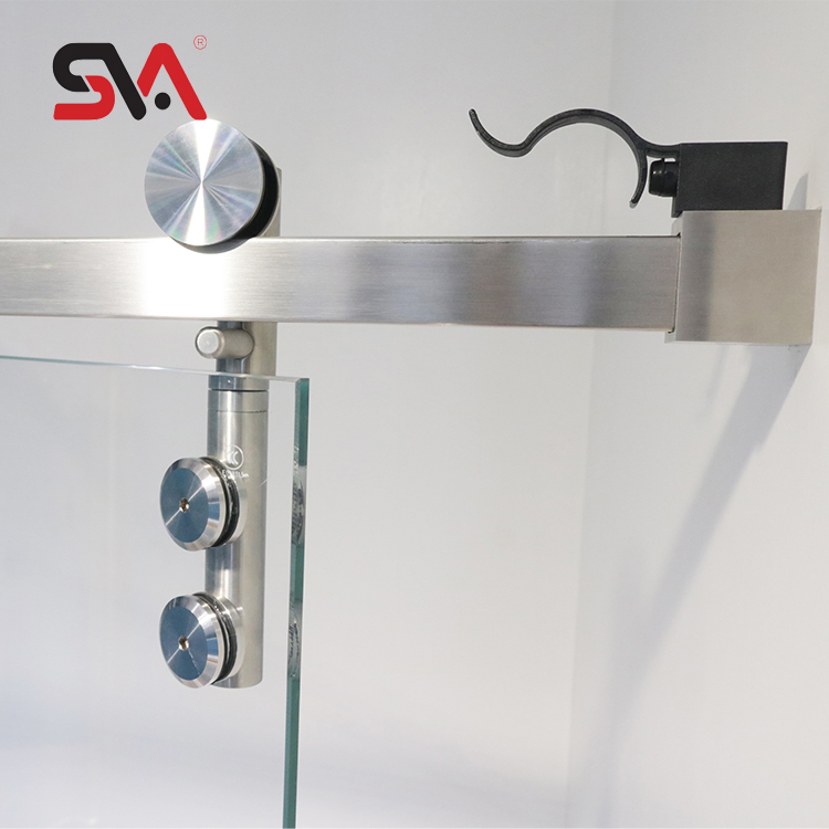 Modern Side Open Corner Sliding Door System Automatic Shower Door Hardware