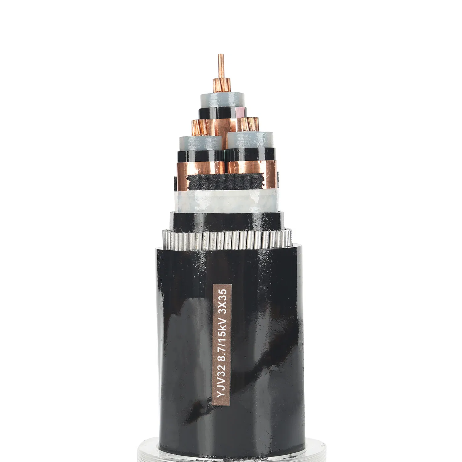 LV/Mv/Hv Copper/Aluminum XLPE/PVC Armoured/Unarmoured Electric Cable