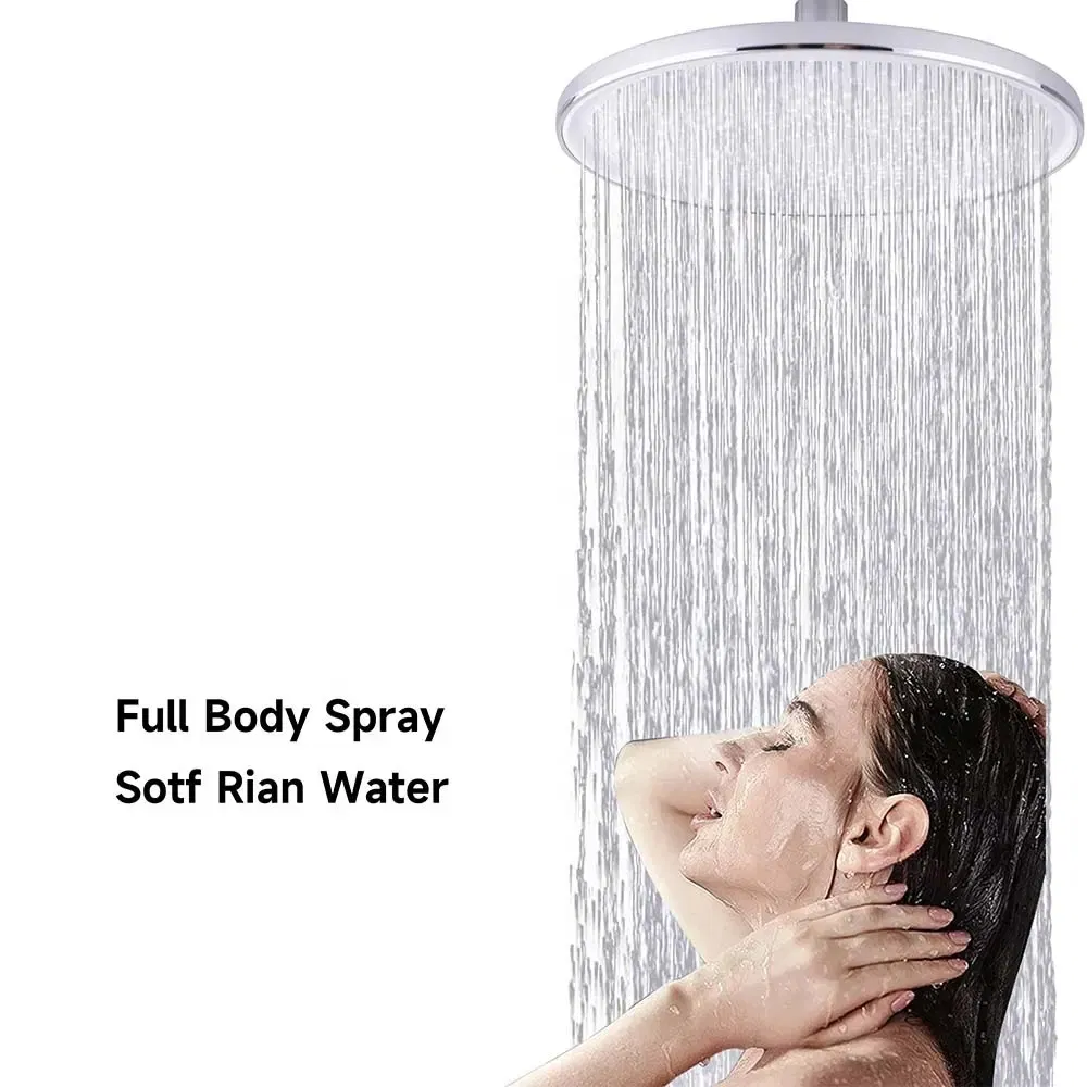 OEM Chromed Brass Overhead Single Lever Wall Mounted Concealed Cold Shower Set Bath & Shower Faucets