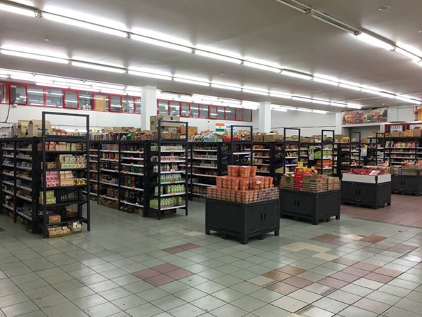 Supermarekt Metal Display Promotion Table