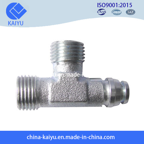 SAE Flareless Hydraulic Adaptor Tee Fitting