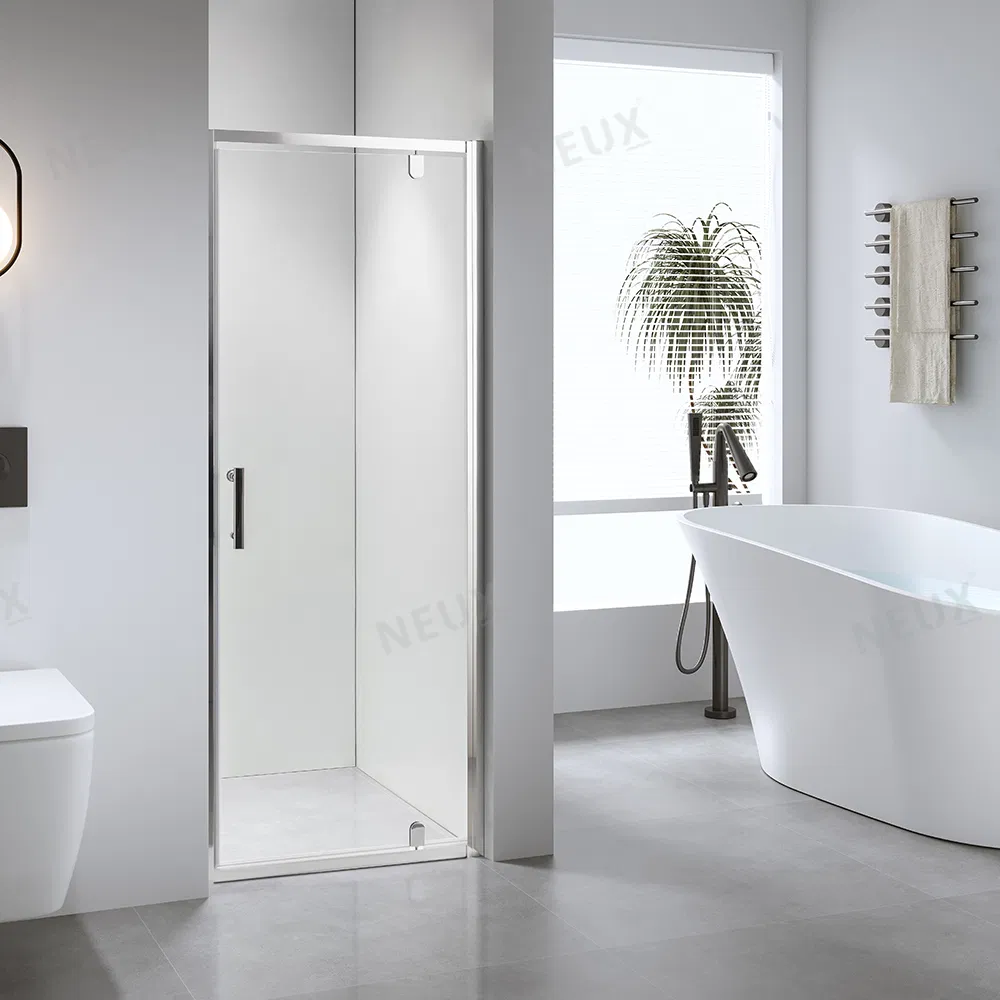 Wholesale Customized Tempered Glass Shower Door with Hinges