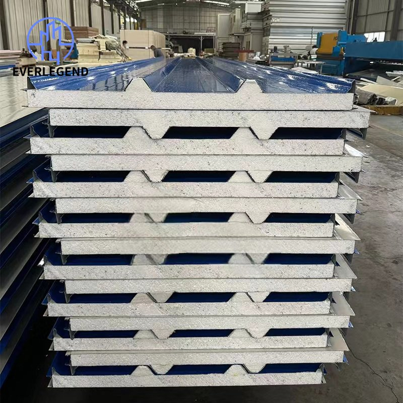 Modern Foam Building Materials Panel Roof Insulation EPS Sandwich Panel Color Steel Plate Soundproof Roofing Board