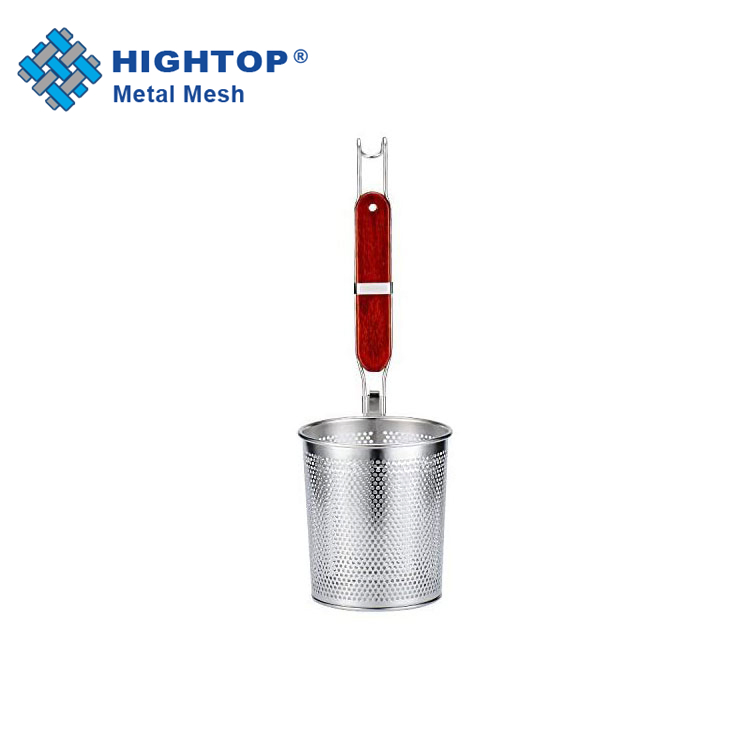 Diameter Cylindrical Strainer Stainless Steel Fine Mesh Small Deep Pasta Boil Basket