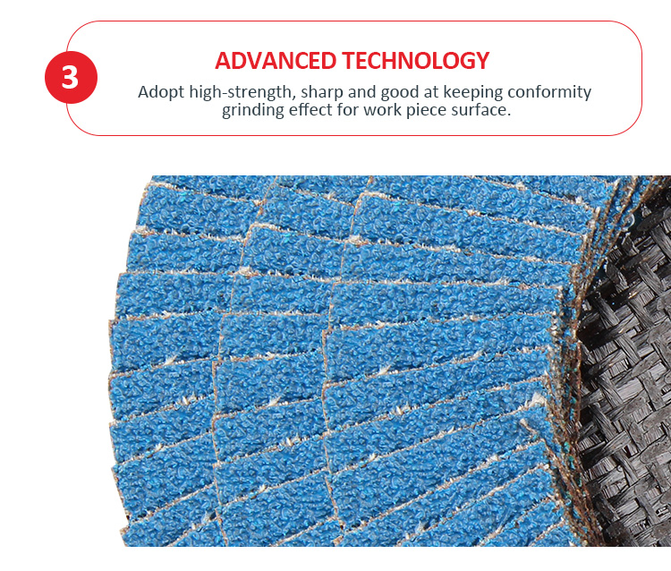 Лепестковый круг из циркония Grit 120, долгий срок службы