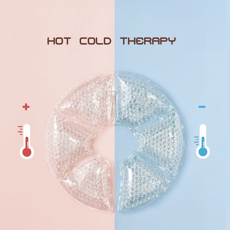 Multipurpose Soft Hydrogel Heat Gel Ice Pack Pad for Breastfeeding Pain Relief