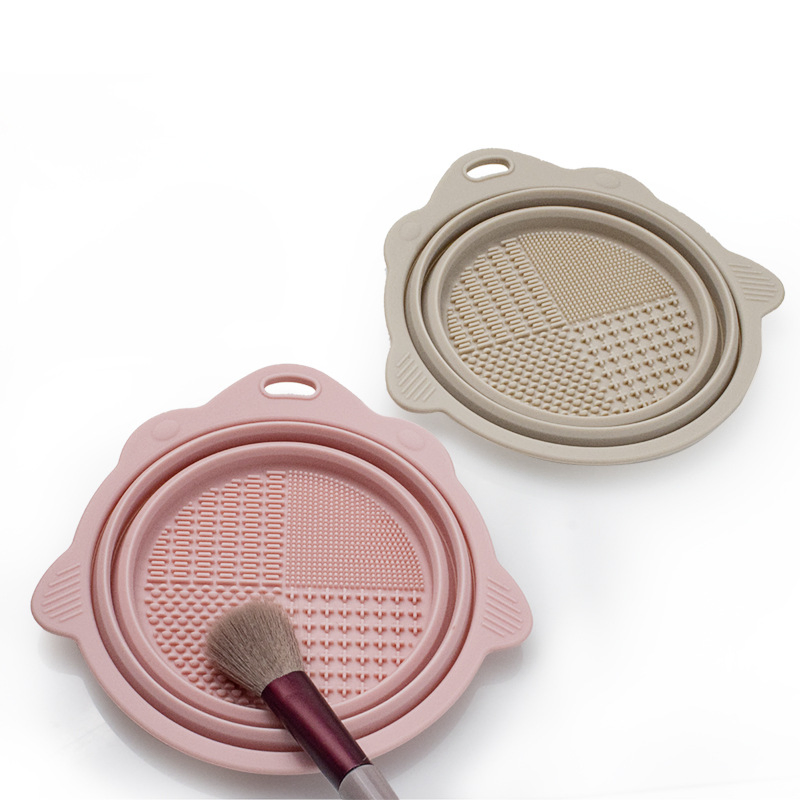 Makeup Brush Cleaning Bowl Brush Cleaner Silicone Makeup Cleaning Mat Silicone Makeup Brush Cleaning Bowl