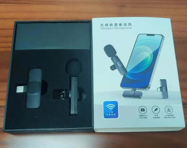 Портативный петличный микрофон K8 Bluetooth