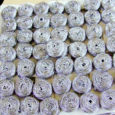 410 Stainless Steel Scourer for Kitchen Cleaning with Collective Package
