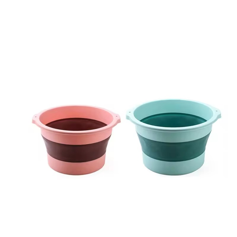 Wholesale Foldable Foot Soaking Tub Adult Bath Household Multicolor Portable Plastic Basin