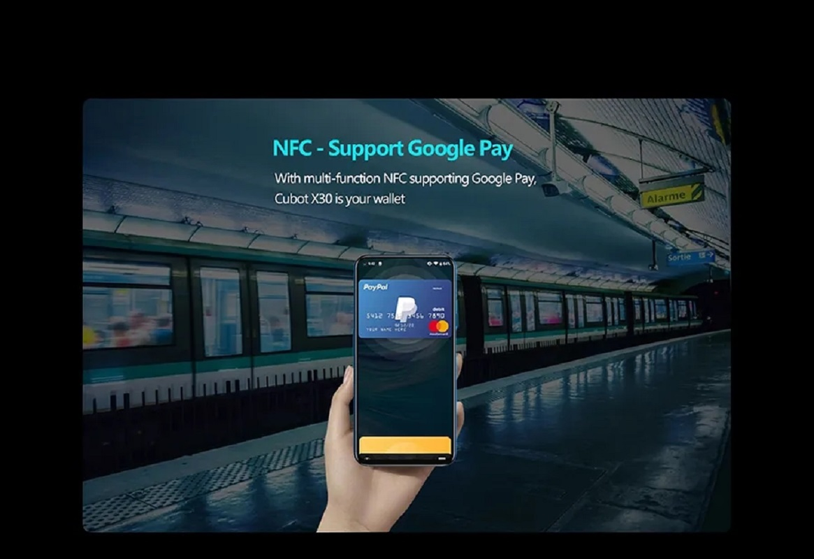 Смартфон Cubot X30 8/128GB с отпечатком пальца