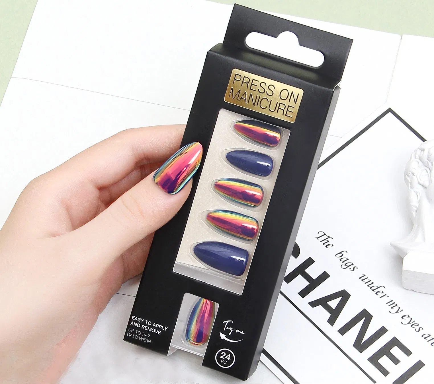 Supplier of Nail Stickers, Gel Nail Strips, Easy Apply & Remove for Nail Decoration