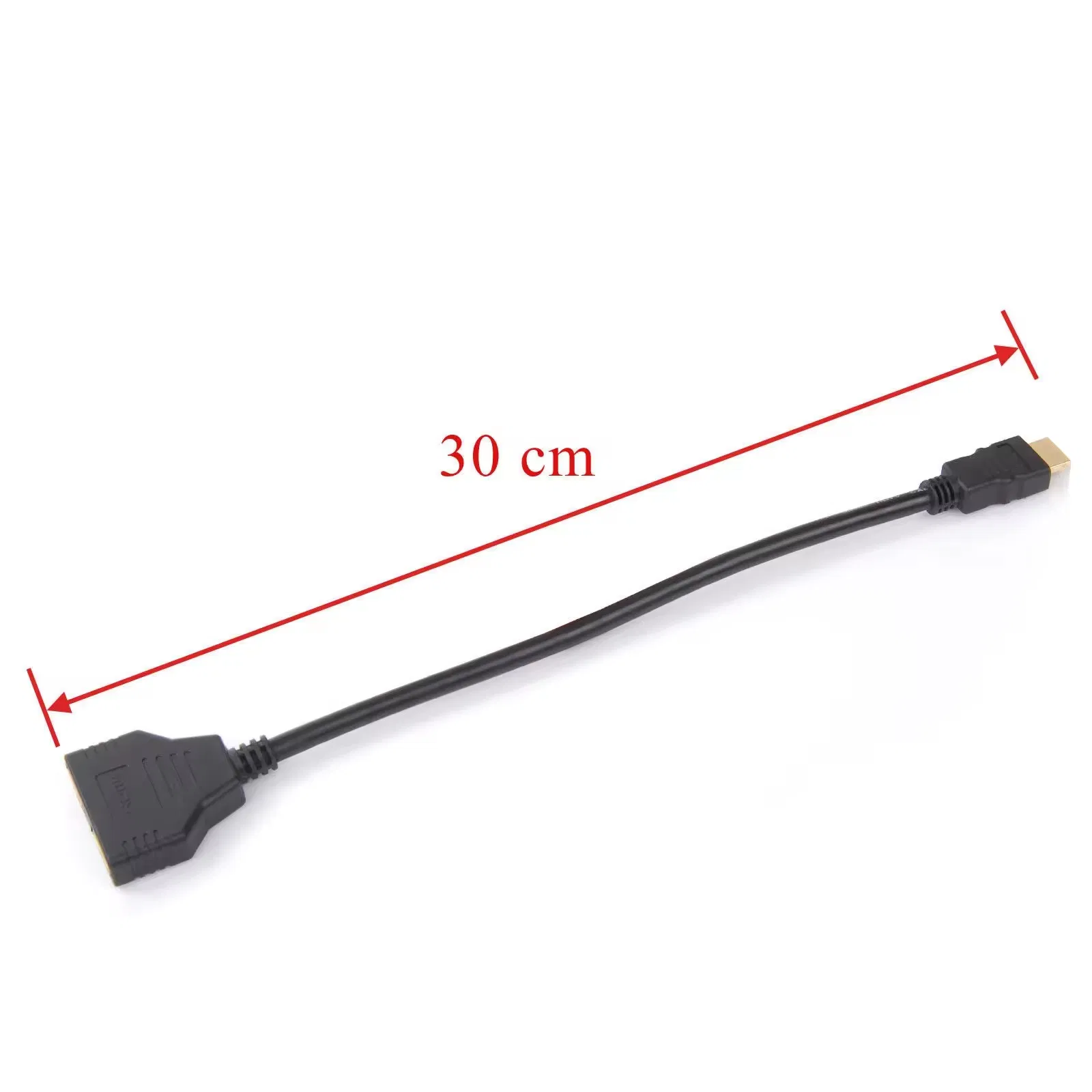 Разветвитель HDMI 1x2, 1080P, черный