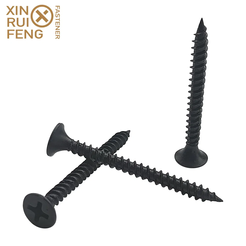 ANSI Galvanized Hardware Gypsum Screw Fine or Coarse Thread Fastener Building Hareware Manufacturer Factory
