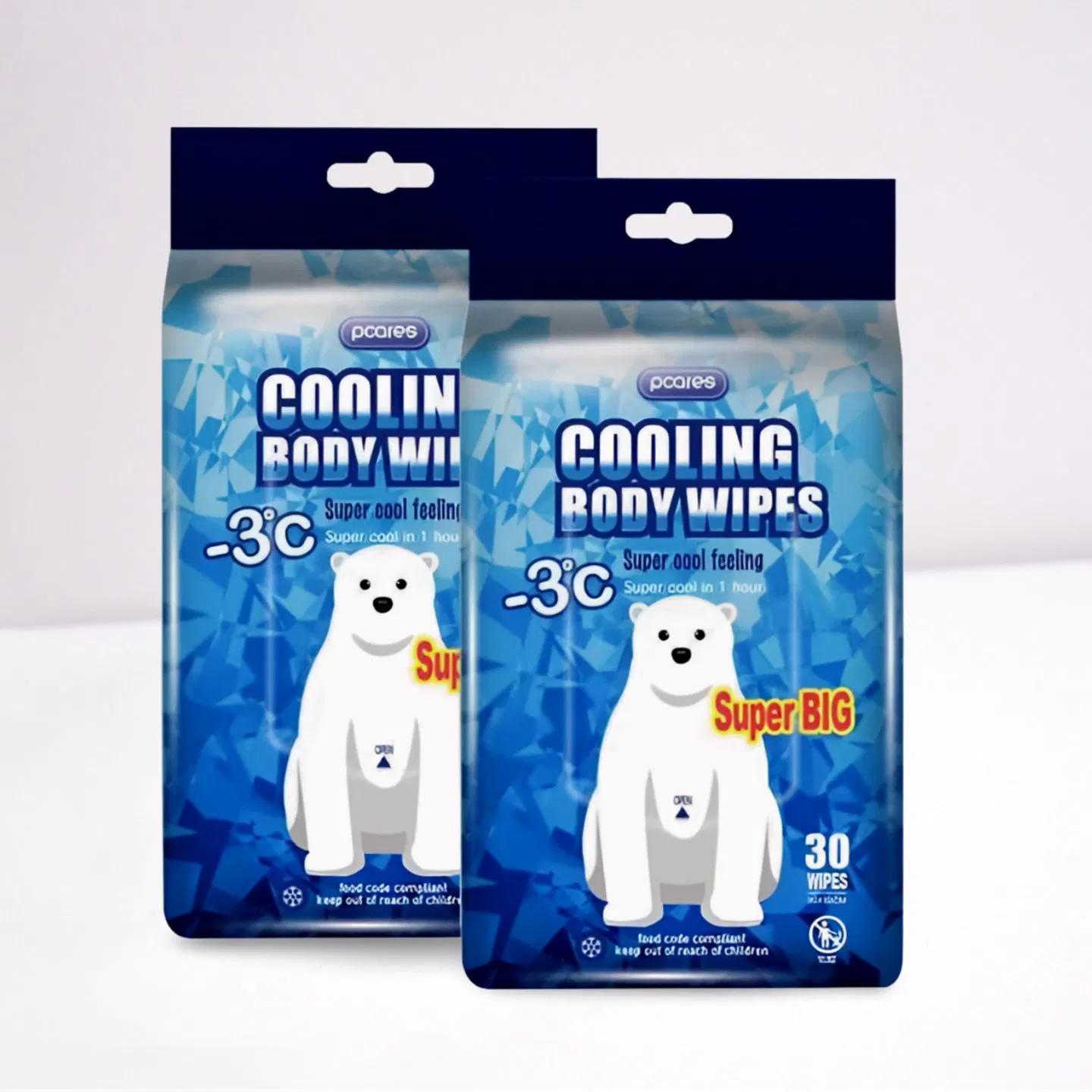 Extra Large Sport Cooling Wipes for Ultimate Refreshment